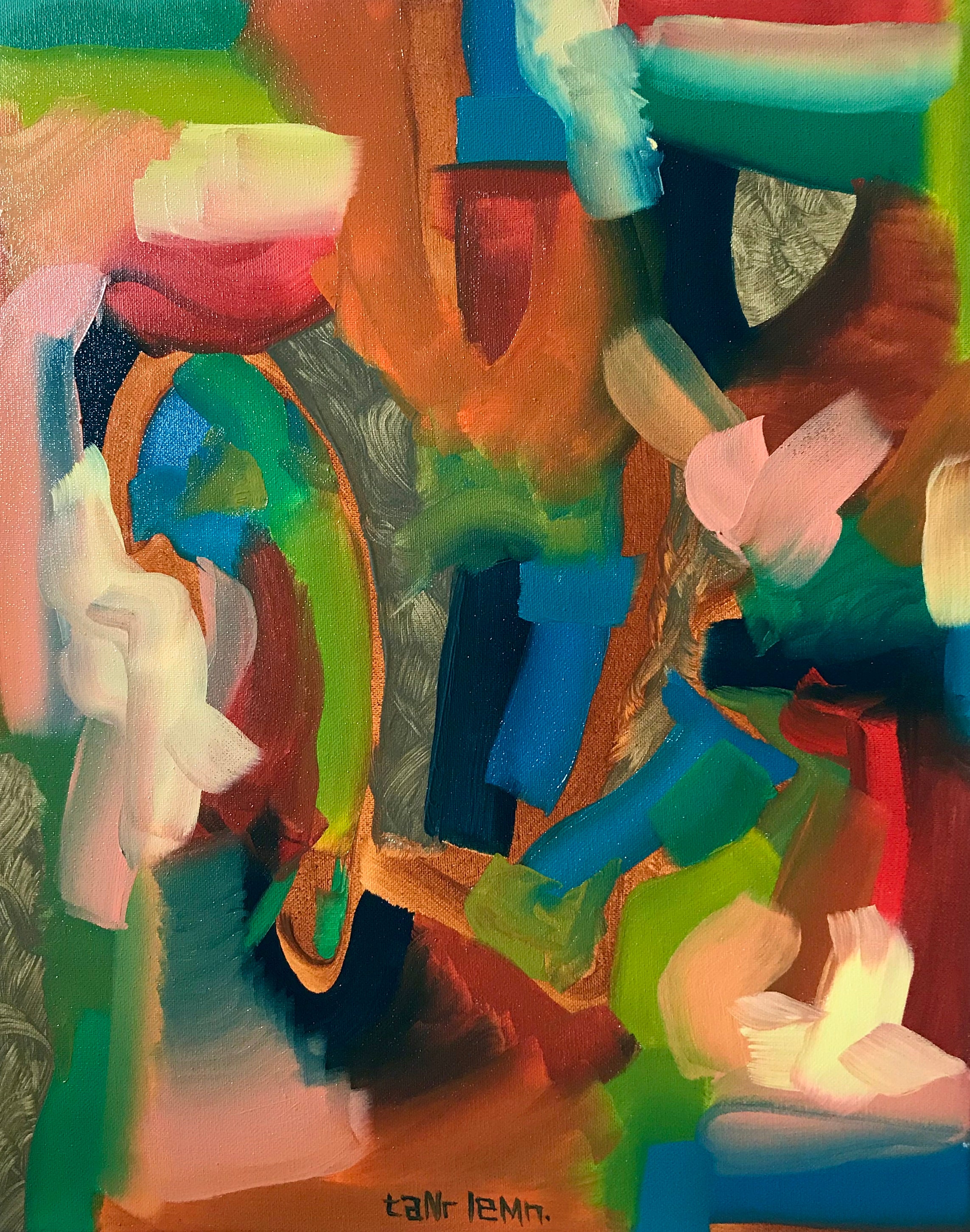 Abstract Times oil painting by taNrleMn