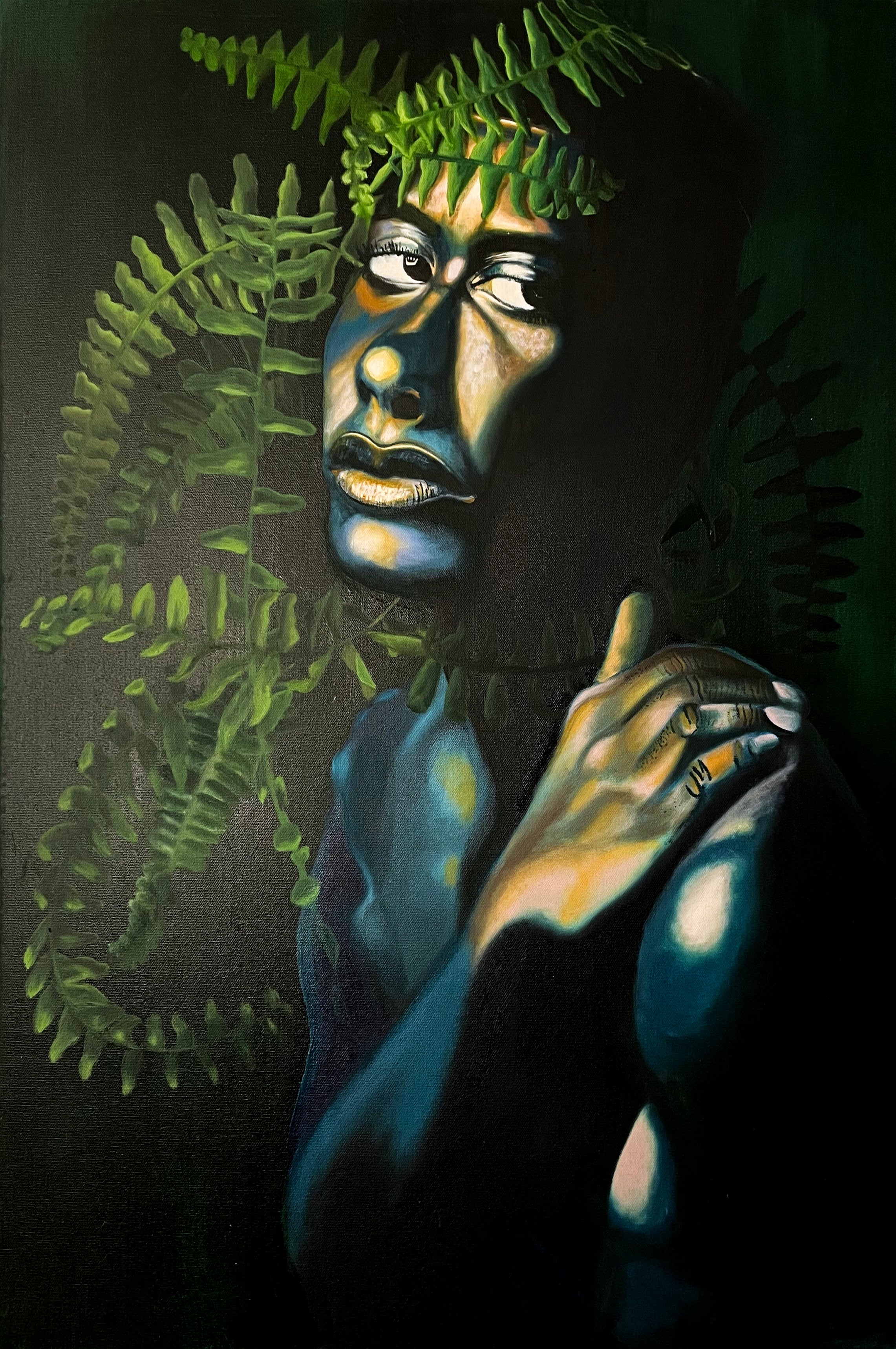 Between Ferns oil painting by taNrleMn