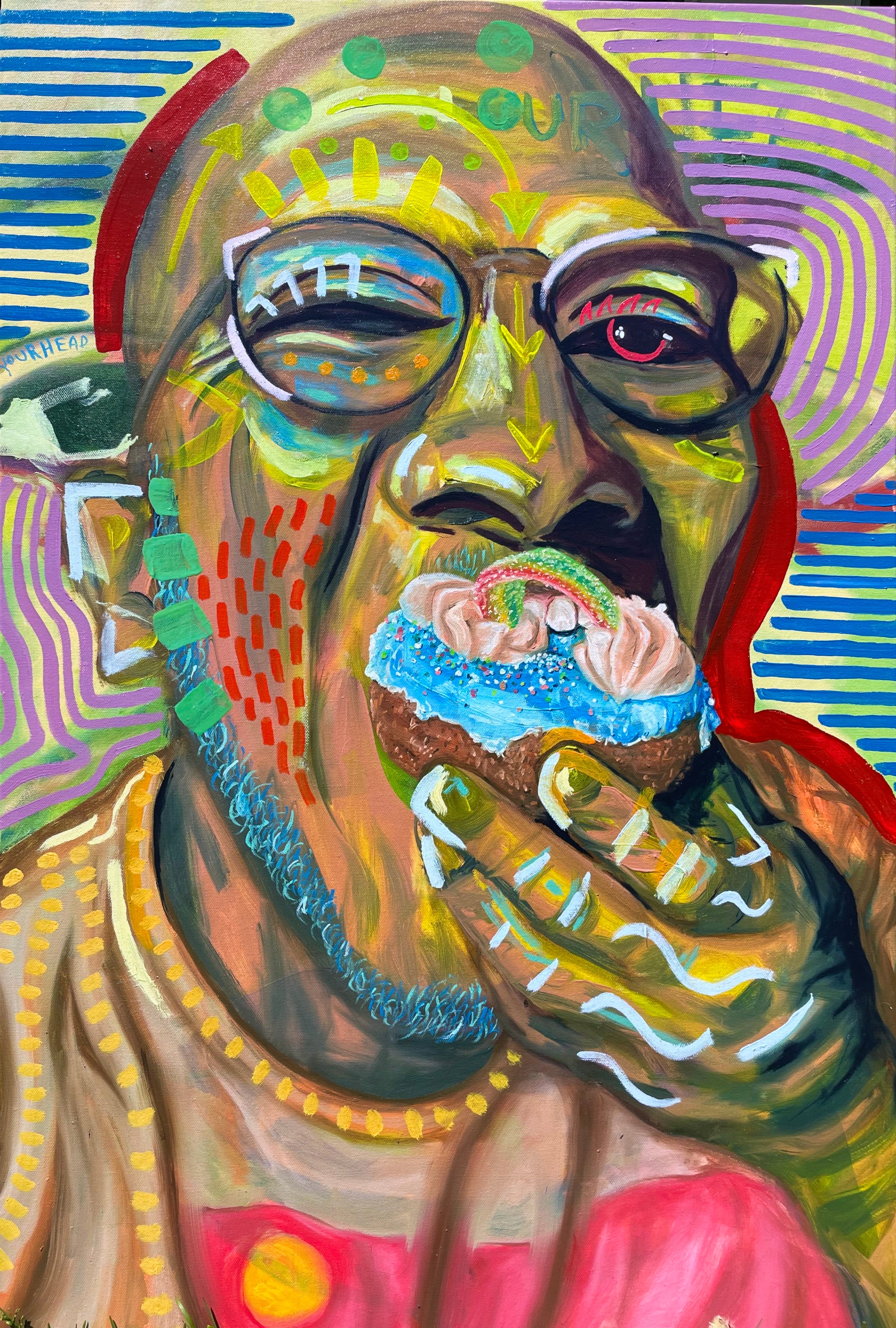 Donut Eat Me, Please oil painting by taNrleMn