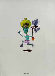 Bird Friend Original Drawing