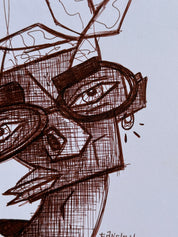 Head Tilt Original Drawing