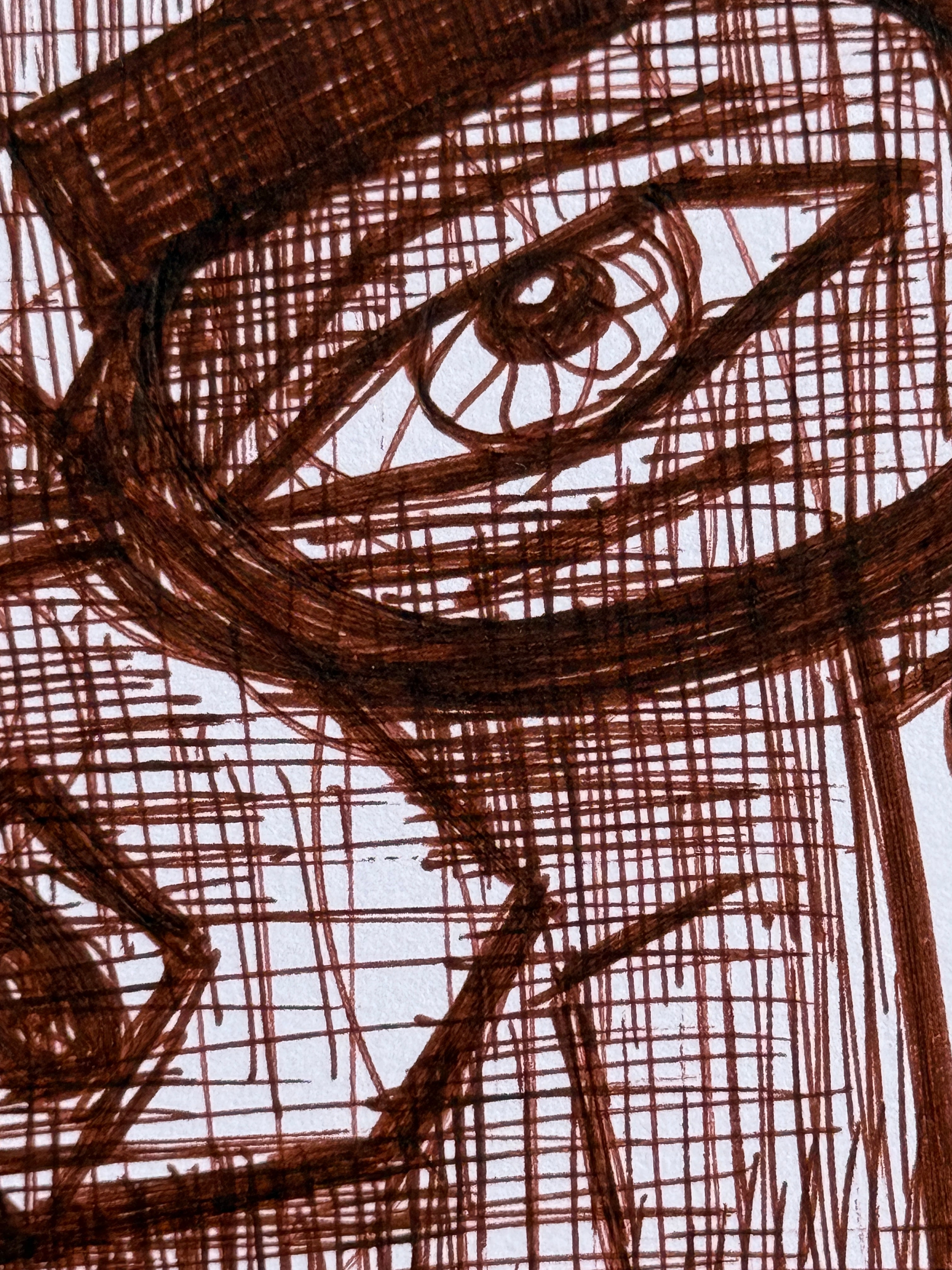 Head Tilt Original Drawing