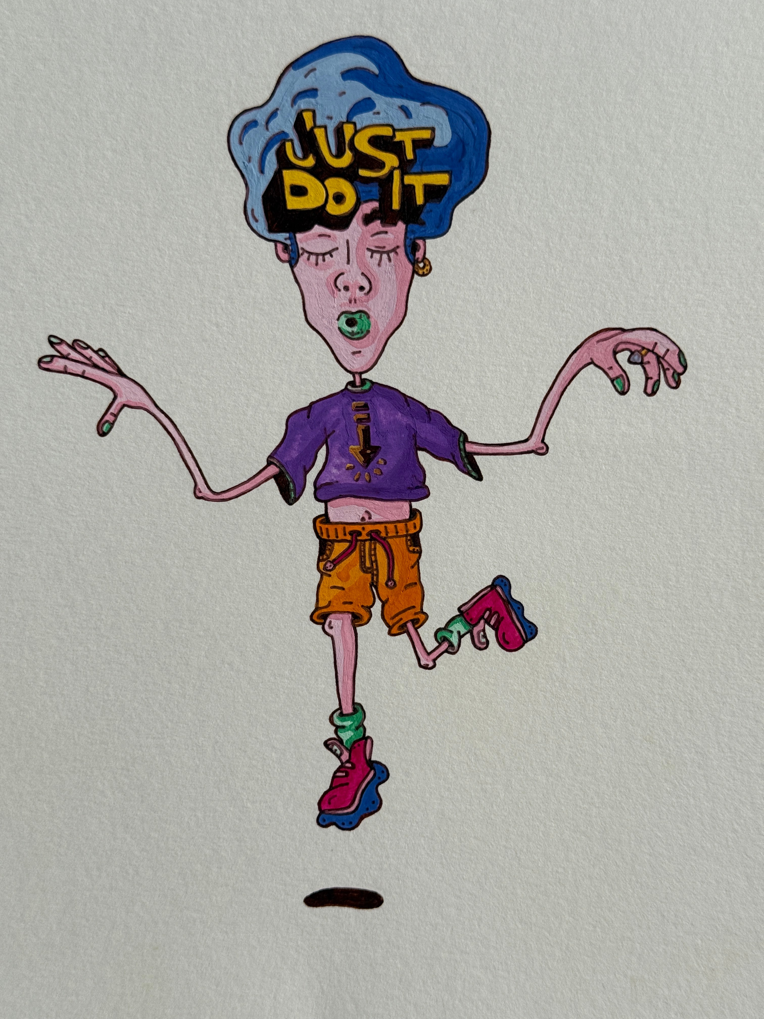 Just Do It Original Drawing