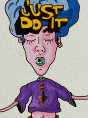 Just Do It Original Drawing