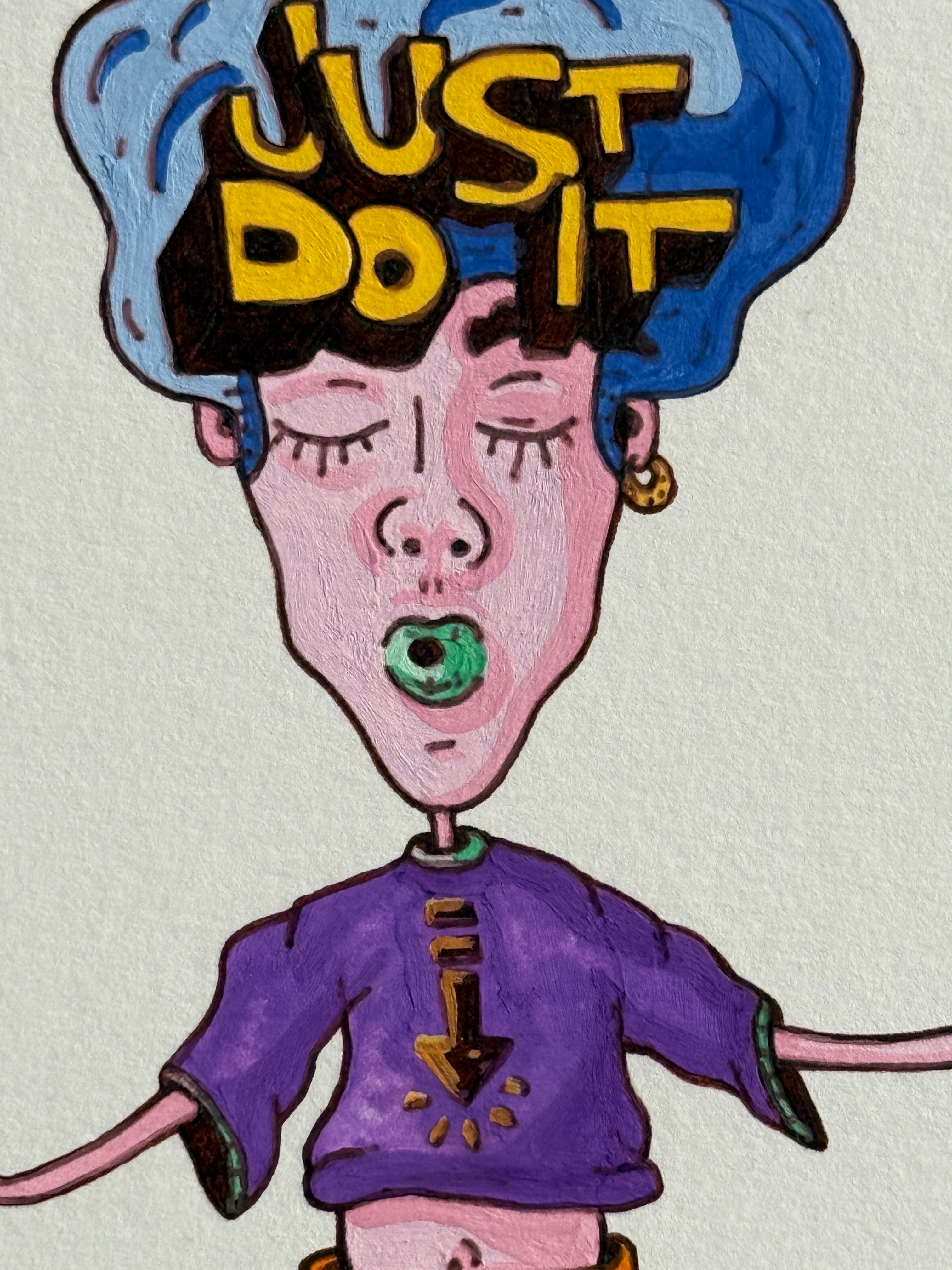 Just Do It Original Drawing