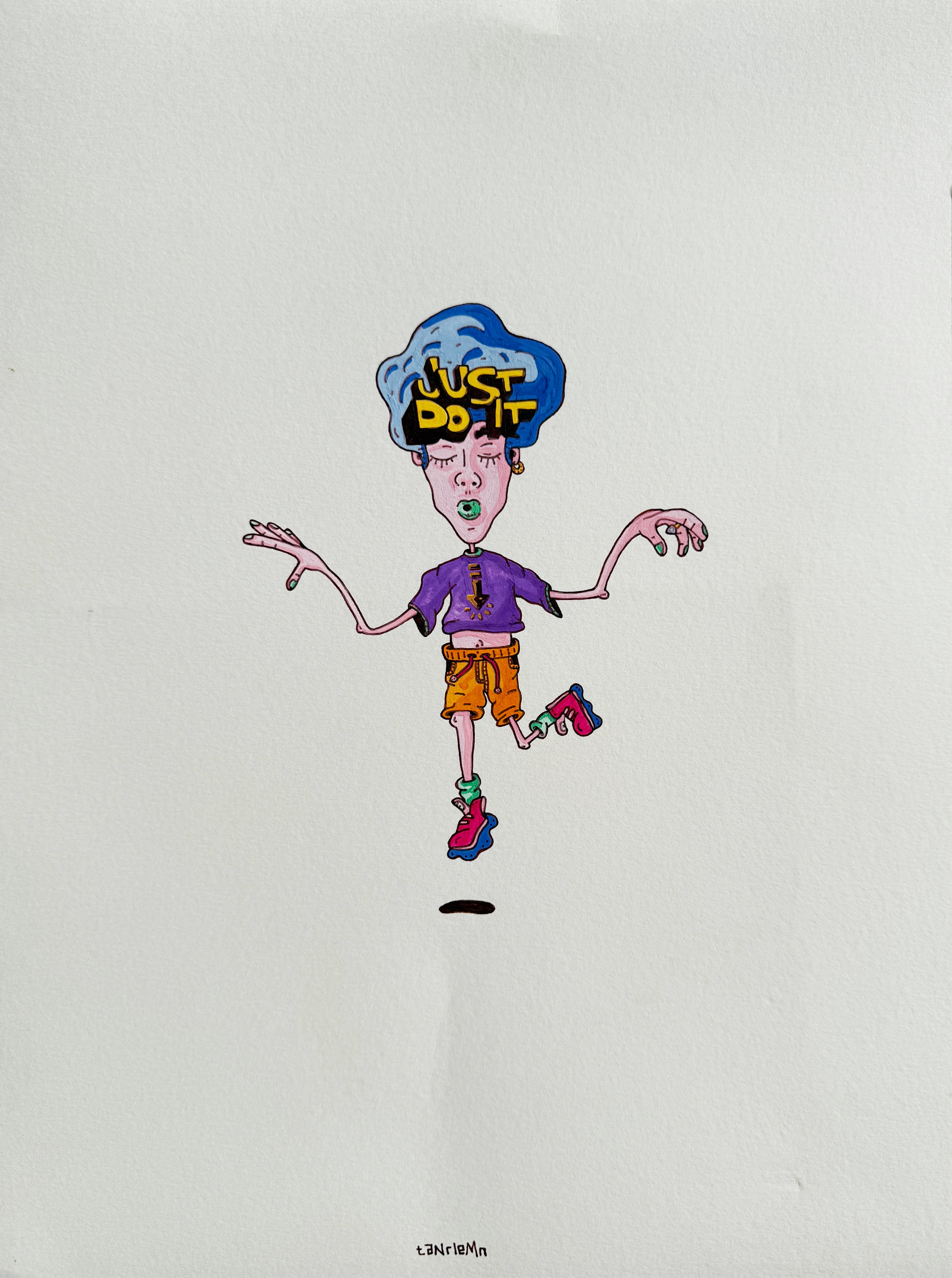 Just Do It Original Drawing