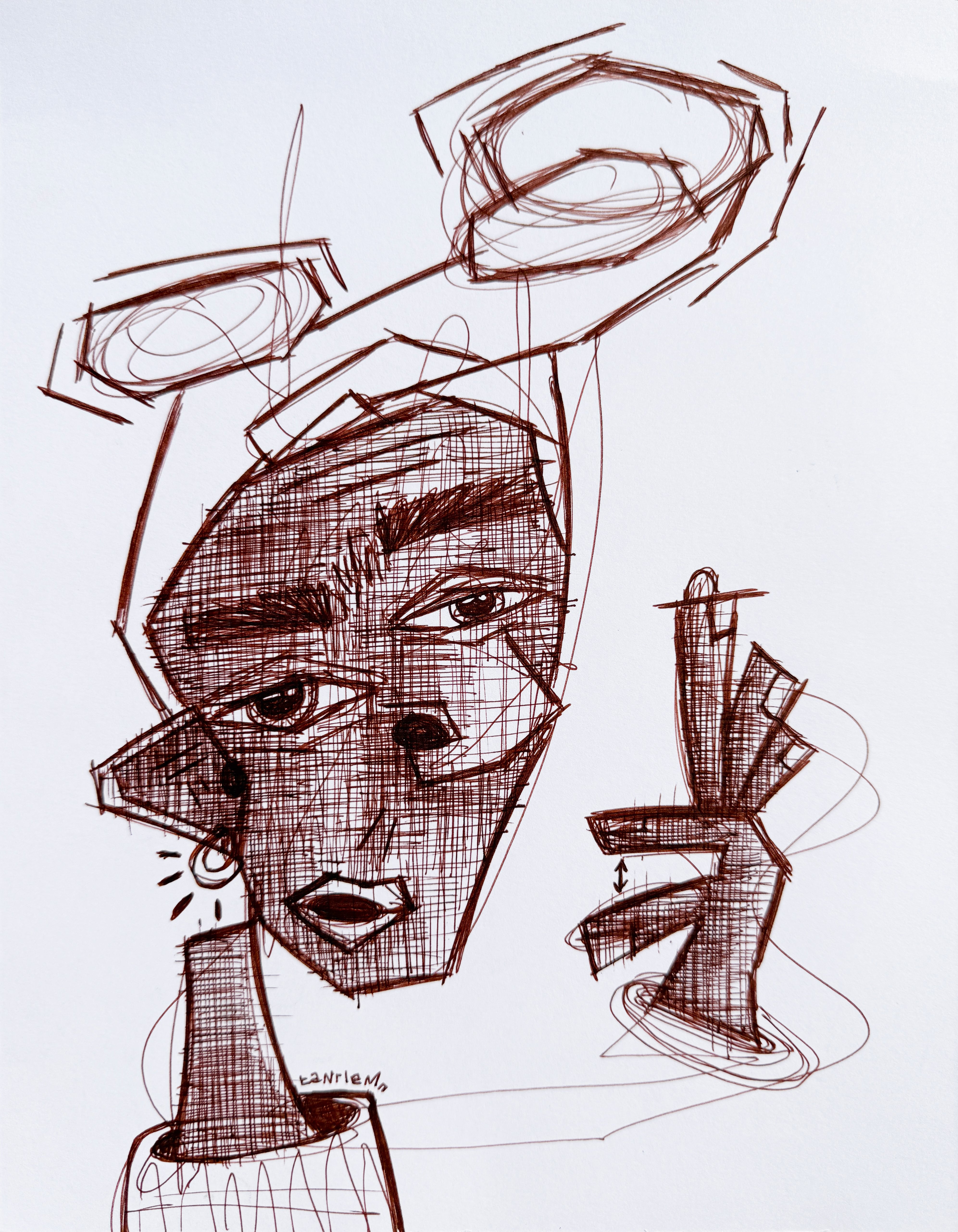 Un Poco Original Drawing