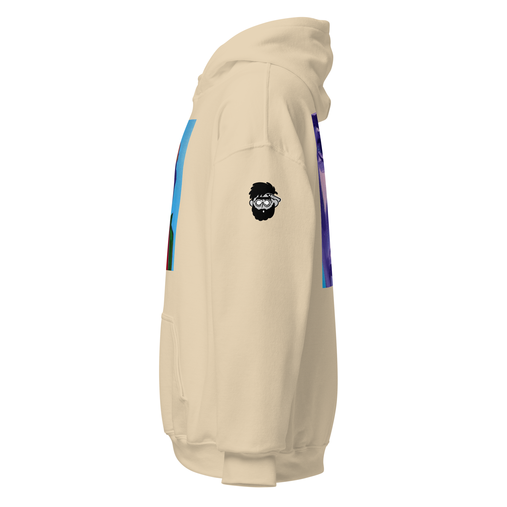 black dude in a beanie hoodie